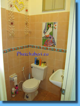 Bathroom with nice tiles