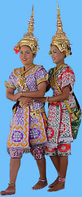 Temple Dancers in Phetchaburi